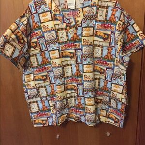 Scrub top 2XL